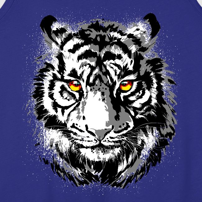 Tiger Head - Tiger Artwork - Wildlife Big Cats