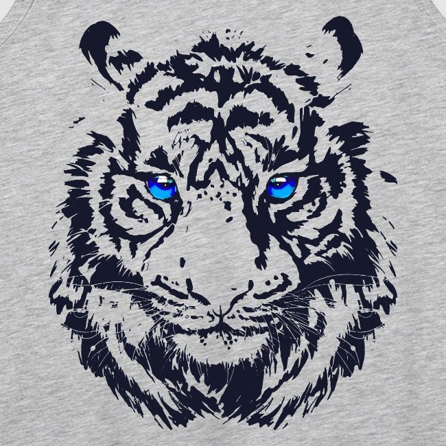 Tiger Head - Tiger Artwork - Wildlife Big Cats