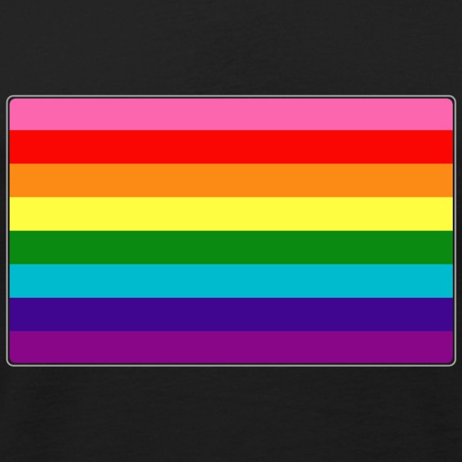 Original Gilbert Baker LGBTQ Rainbow Pride Flag