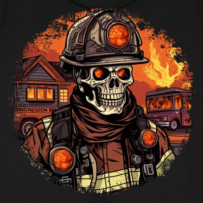Skeletons Firefighter / fireman skeleton