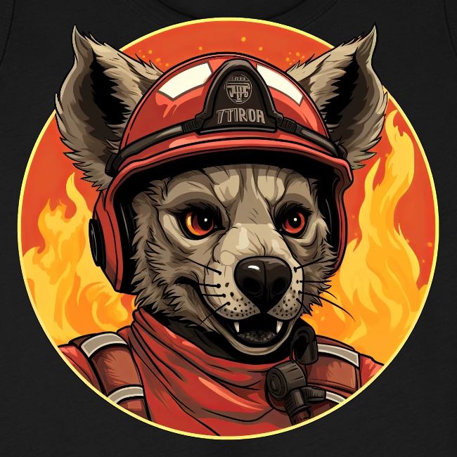 Firefighter hyena