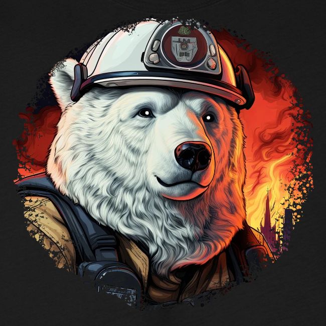 Firefighter polar bears