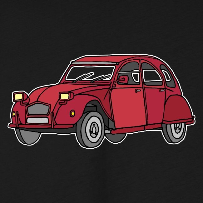 Red car 2CV