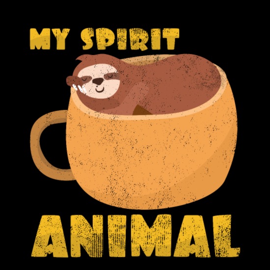 My Spirit Animal Cool Sloth Quotes Statement Gift' Men's Premium Tank Top |  Spreadshirt