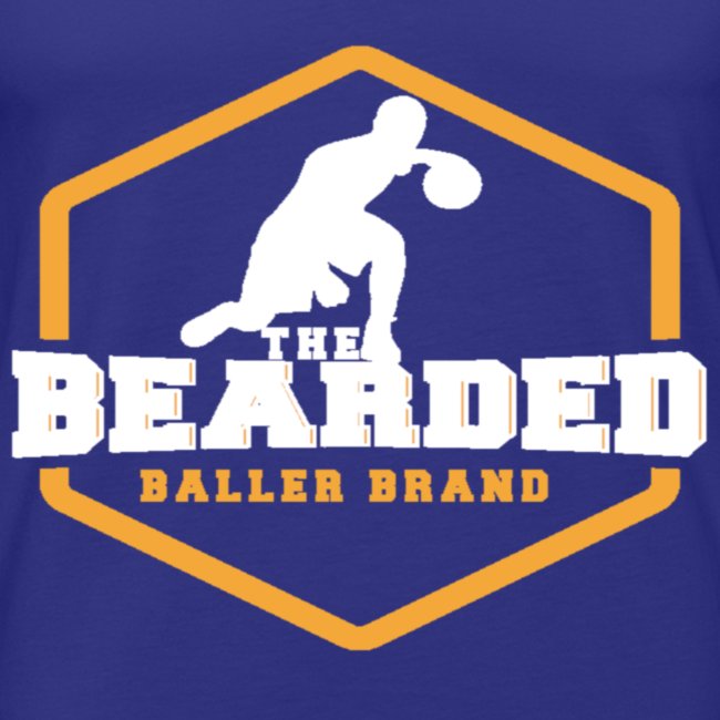 The Bearded Baller Brand White and Gold
