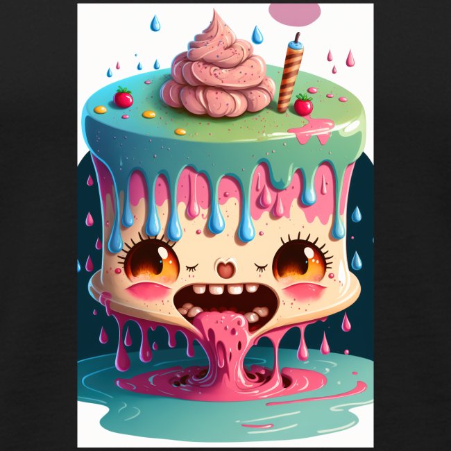 Cake Caricature - January 1st Dessert Psychedelia