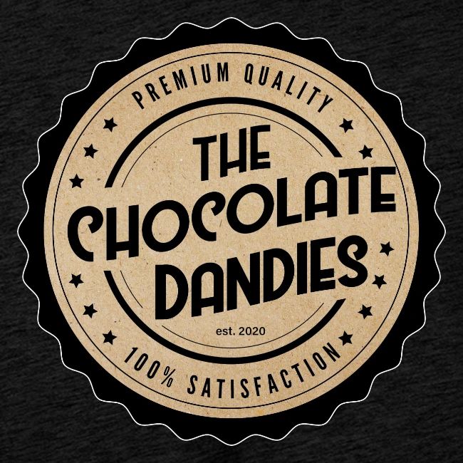 Chocolate Dandies Logo Large White Outline