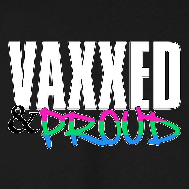 Vaxxed & Proud Polysexual Pride Flag