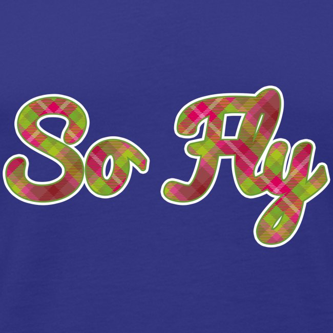 "So Fly" Pink and Green Plaid