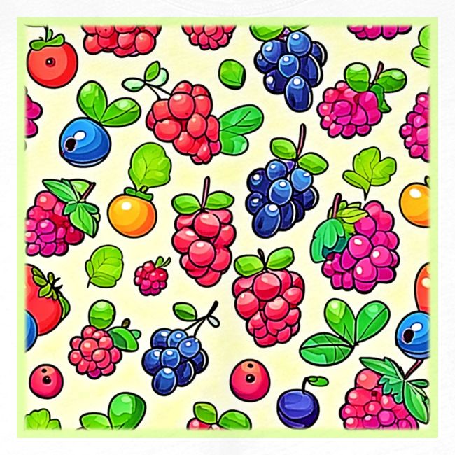 Berry Fruit Pattern Design