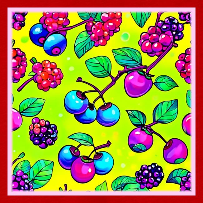 Bright Berry Fruit Pattern