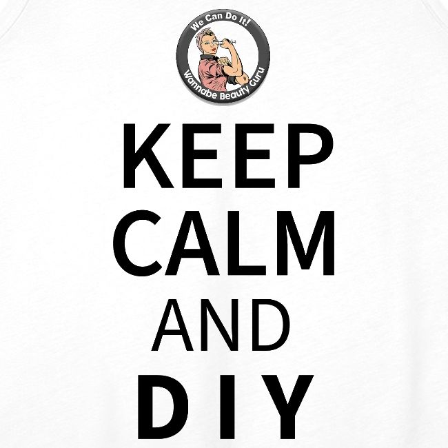 Keep Calm and DIY On Black Text