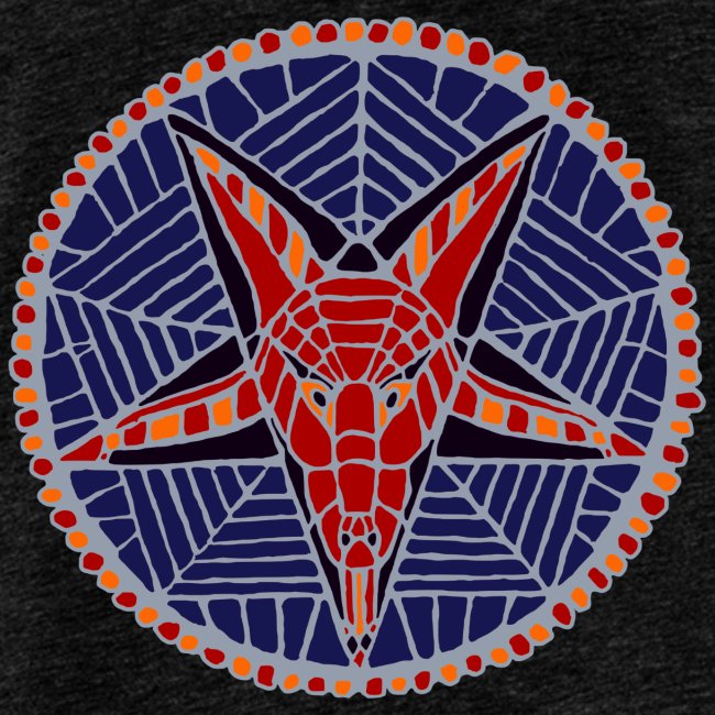 Corpsewood Stained-Glass Baphomet