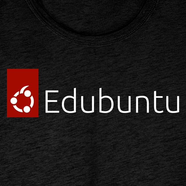 Edubuntu Logo 2023 - White