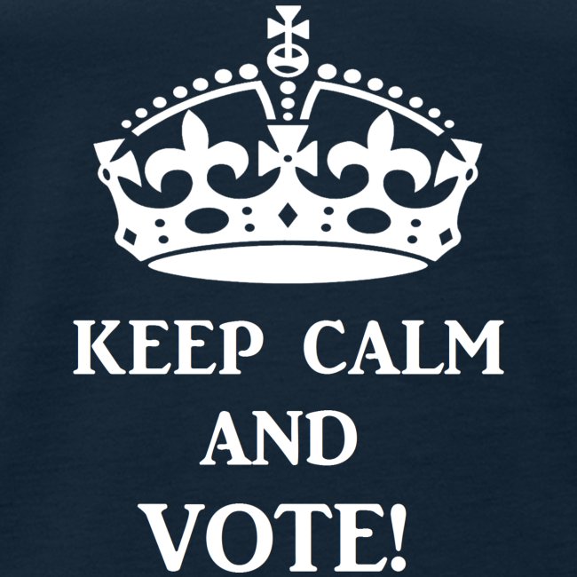keep calm vote wht