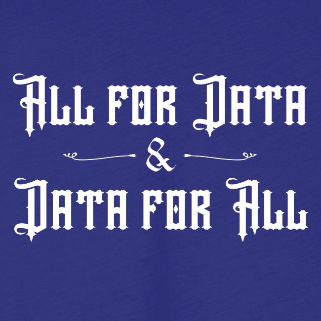 All for Data, Data for All (dark)