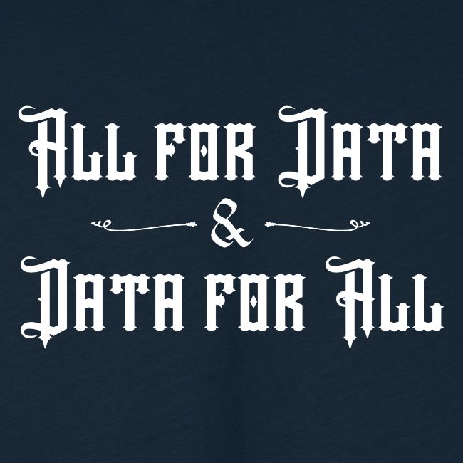 All for Data, Data for All (dark)