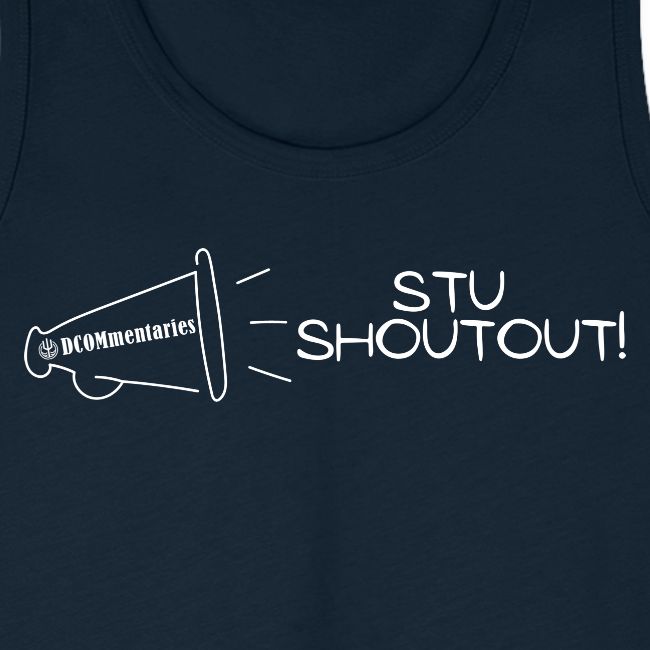 DCOMmentaries Stu Shoutout (White)