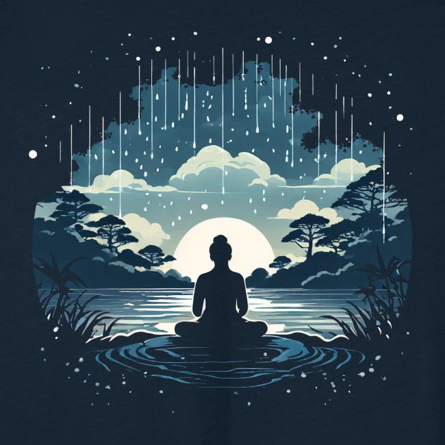 Find Your Zen: Meditative Silhouette in GentleRain
