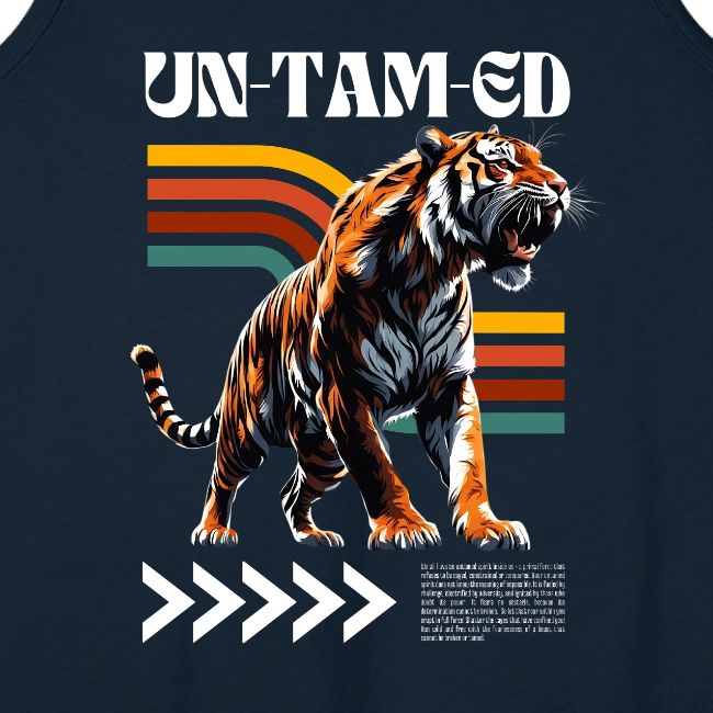 Unleash Your Wild Side: Fierce Tiger Print Design