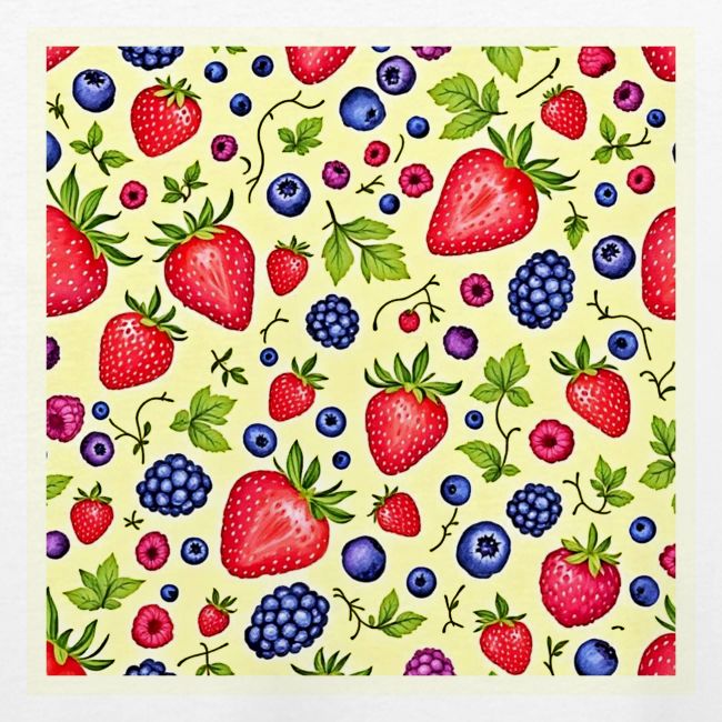 Mixed Berry Seamless Pattern