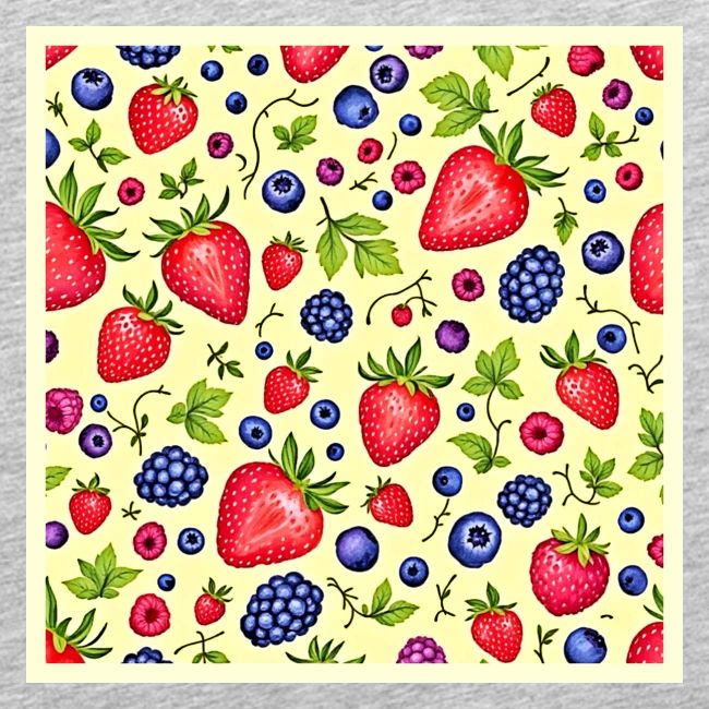 Mixed Berry Seamless Pattern
