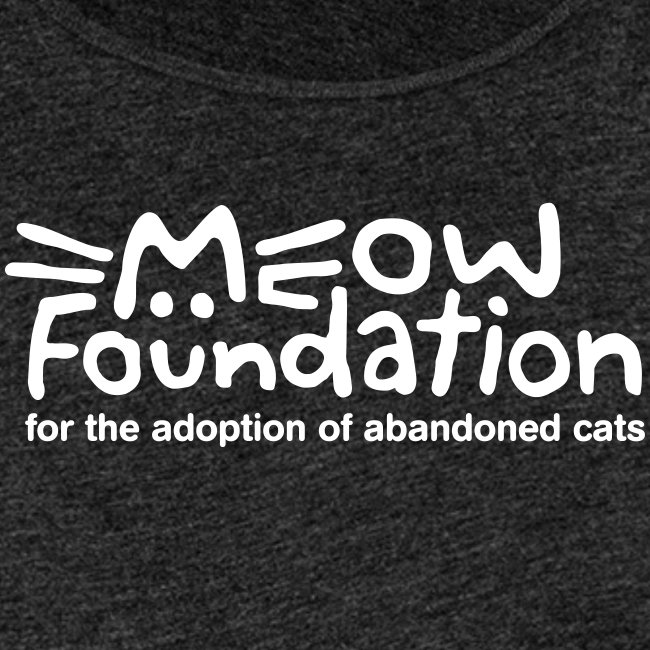 MEOW Foundation White Logo Tagline