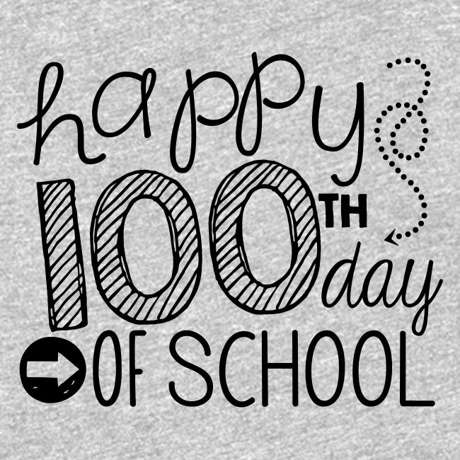 Happy 100th Day of School Arrows Teacher T-shirt
