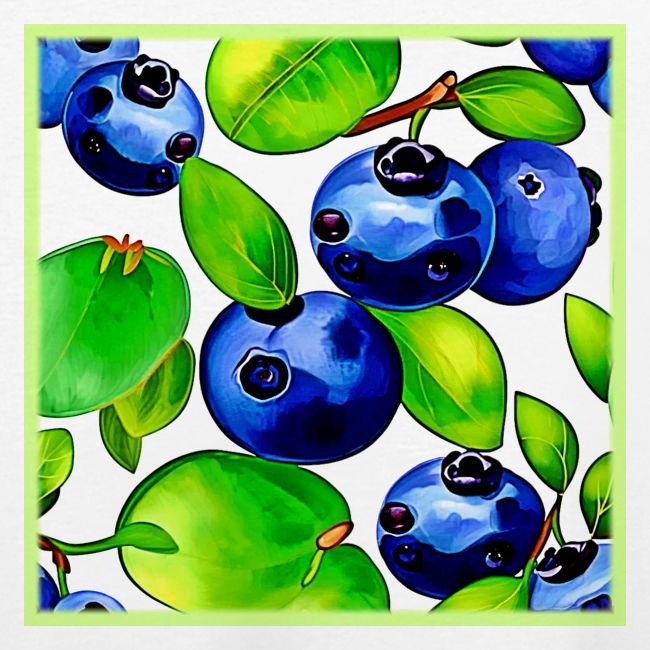 Fresh Blueberry Art