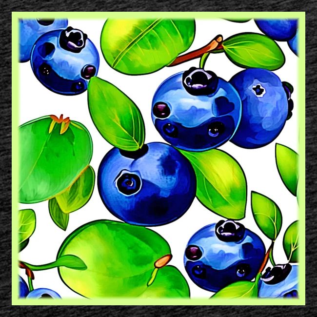 Fresh Blueberry Art