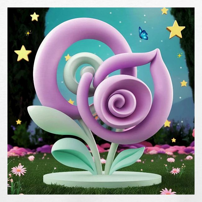 Lila Bloom | Double Floral Eco-Inspired Art