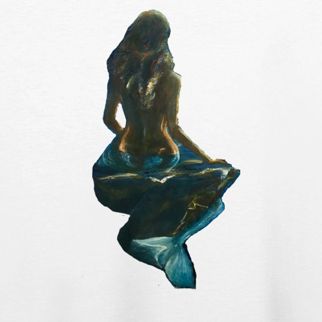Midnight Mermaid on a rock