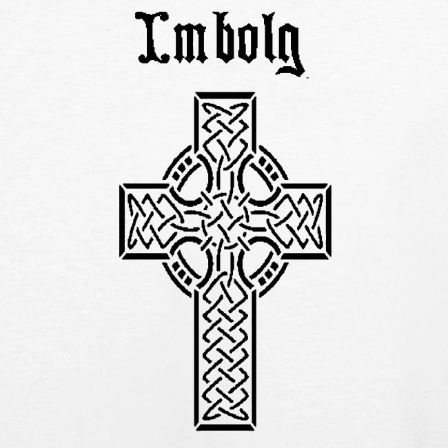 Imbolg Black Logo and Cross