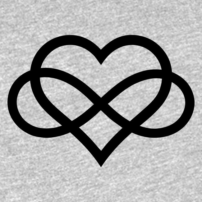 Infinity Heart (black)