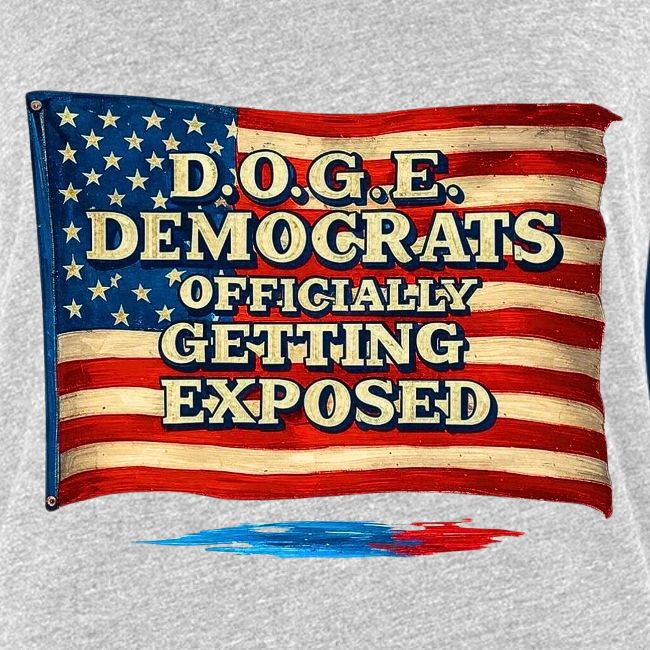 D.O.G.E. American Flag Retro