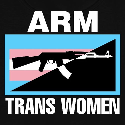Arm Trans Women digital print - Women's Premium Tank Top