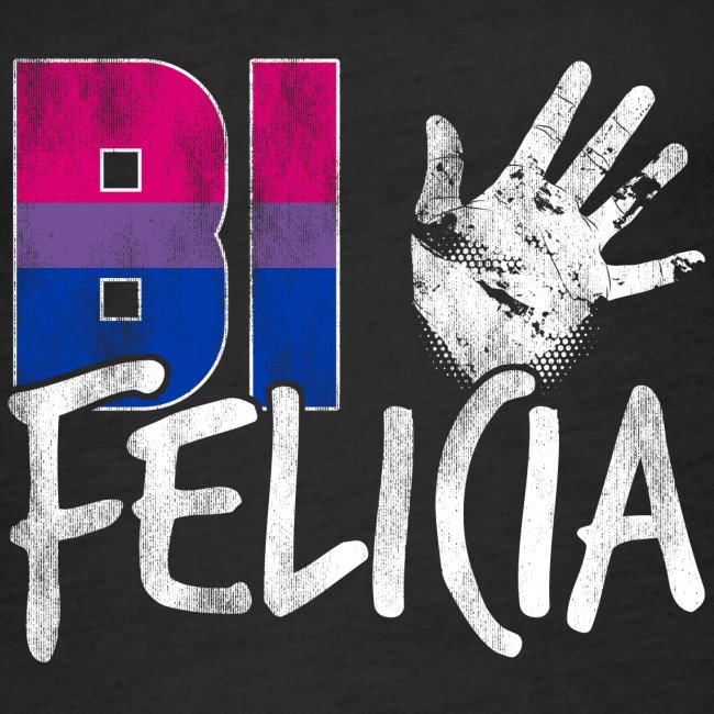 Bi Felicia Funny Bisexual Pride Flag
