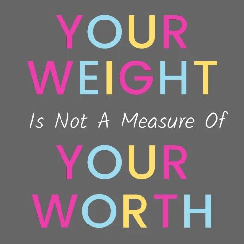Your Weight Is Not Your Worth - Women's Premium Tank Top