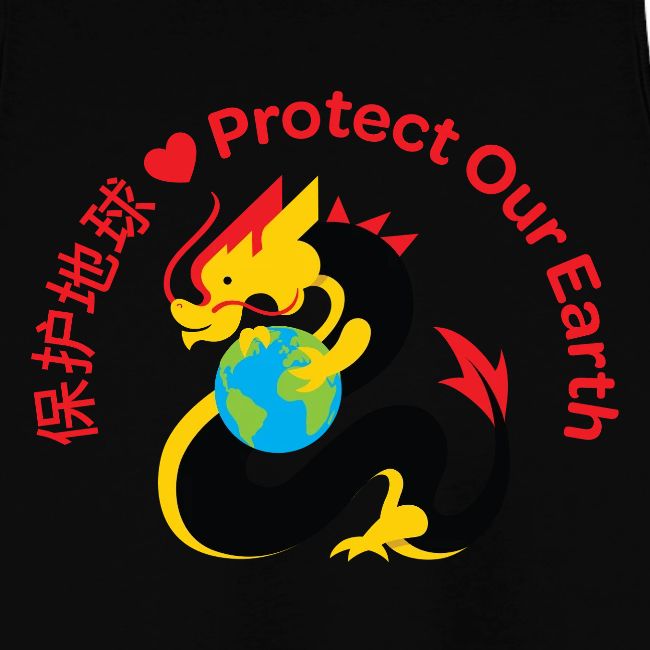 Kindness Dragon with Earth Red