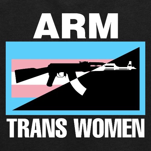 Arm Trans Women digital print - Women's Premium Tank Top