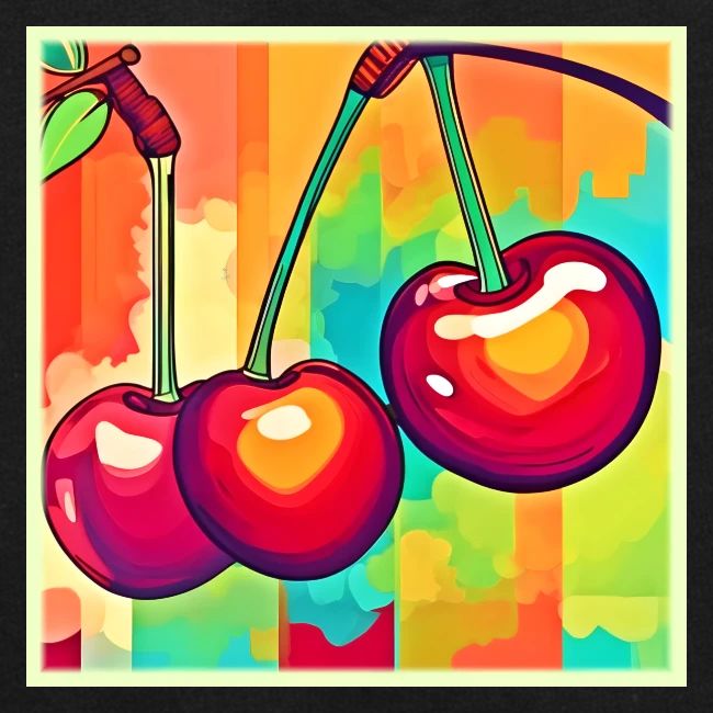 Vibrant Cherry Art