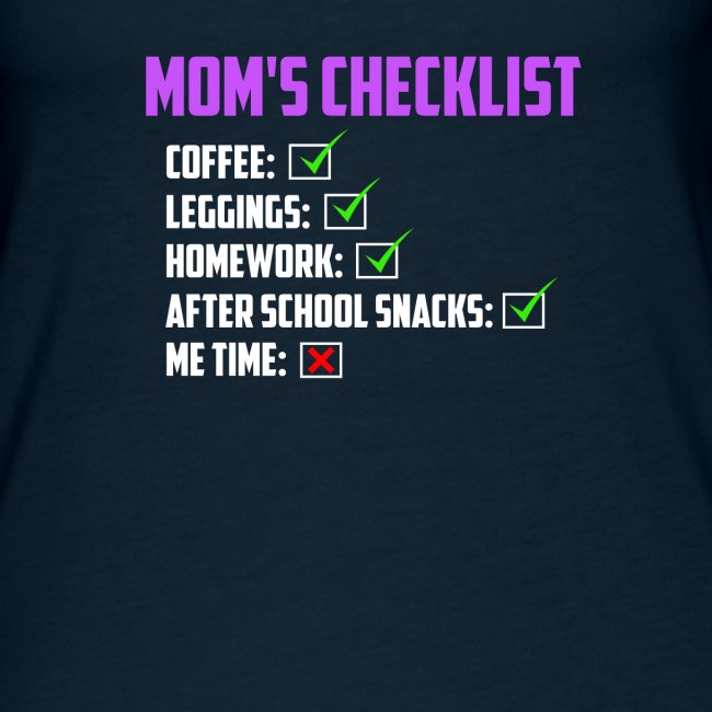 Mom Checklist- Momlife