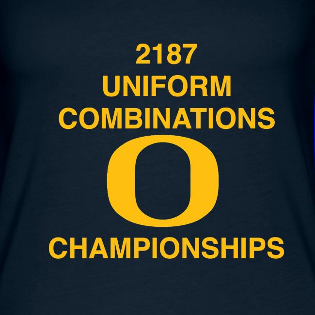 2187 UNIFORM COMBINATIONS O CHAMPIONSHIPS