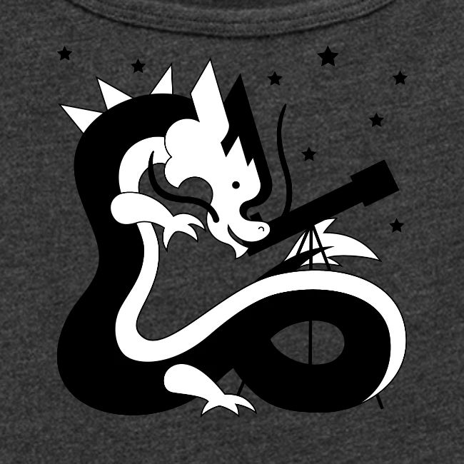 CAIS Core Values Dragons "Curiosity" BW