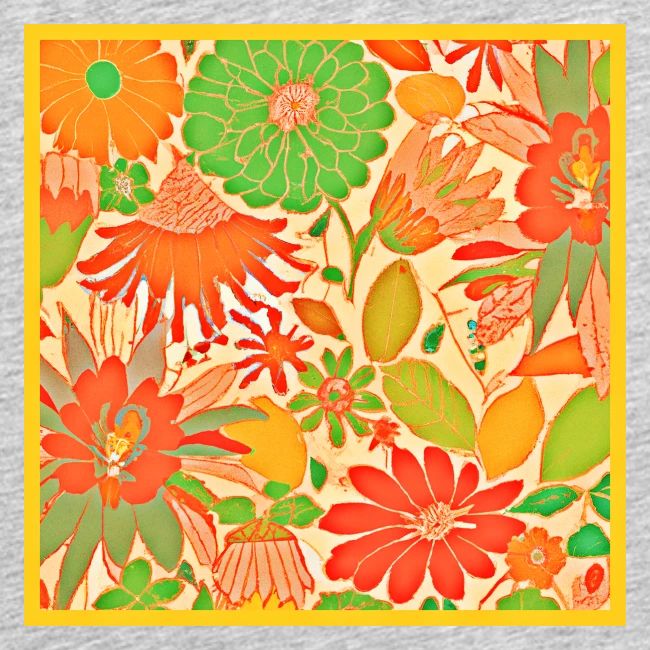 Vibrant Blossom Elegance Pattern