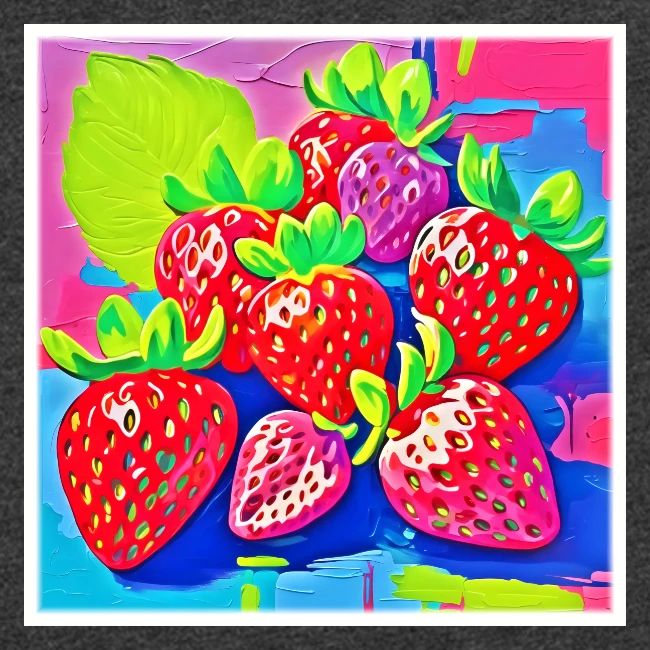 Pop Art Strawberries