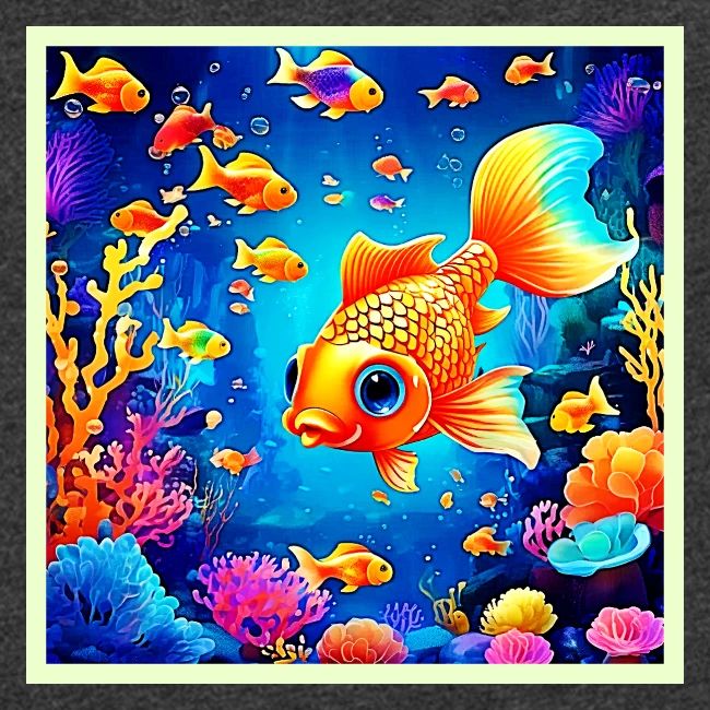 Vibrant Underwater Fish World Design
