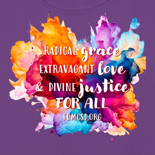 Grace Love Justice Color Splash