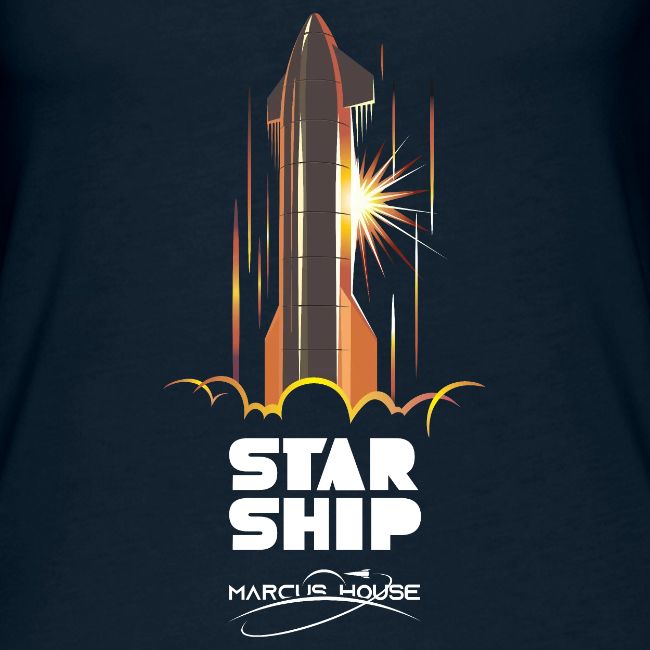 Star Ship Mars - Dark - With Logo