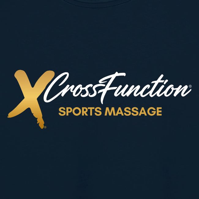 White XF SPORTS MASSAGE LOGO (front only)